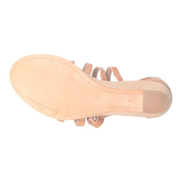 SAM EDELMAN Donna Gladiator Mini Wedge Sandal Size 10M - Picture 6 of 8